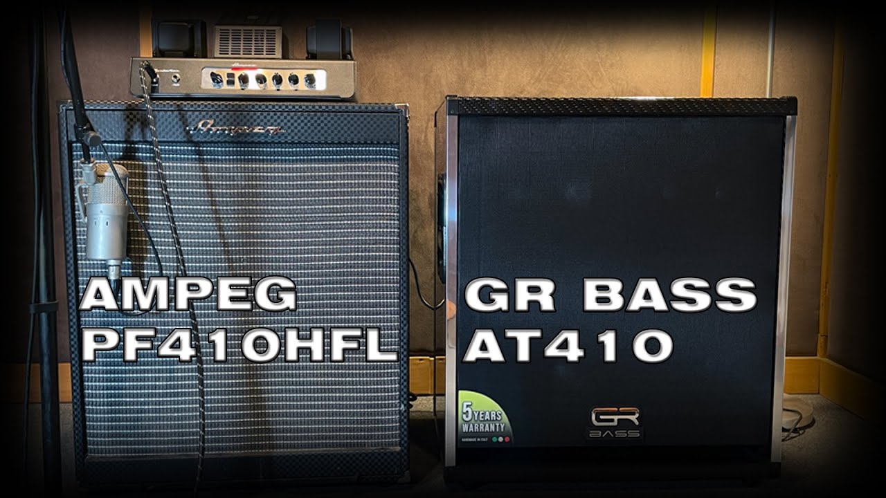GR bass AT410 (carbon) VS Ampeg PF-410 HLF