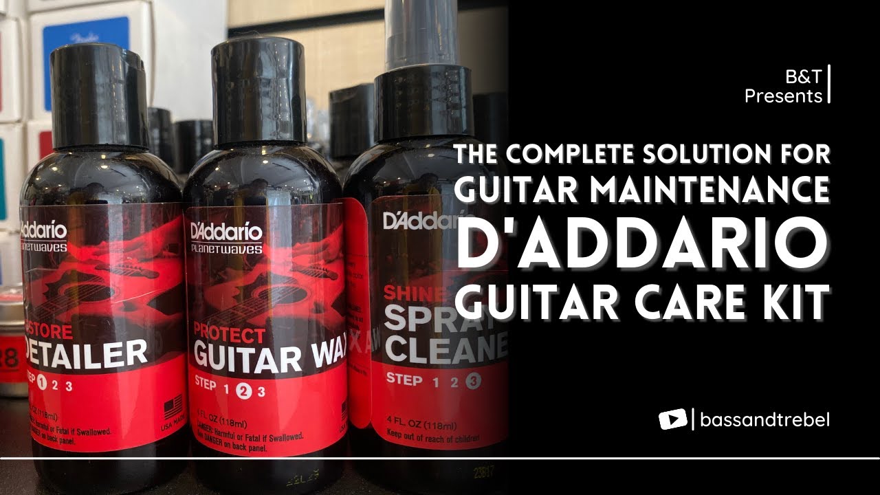 The Complete Solution for Guitar Maintenance: D'Addario Guitar Care Kit  | Bass & Treble Nepal