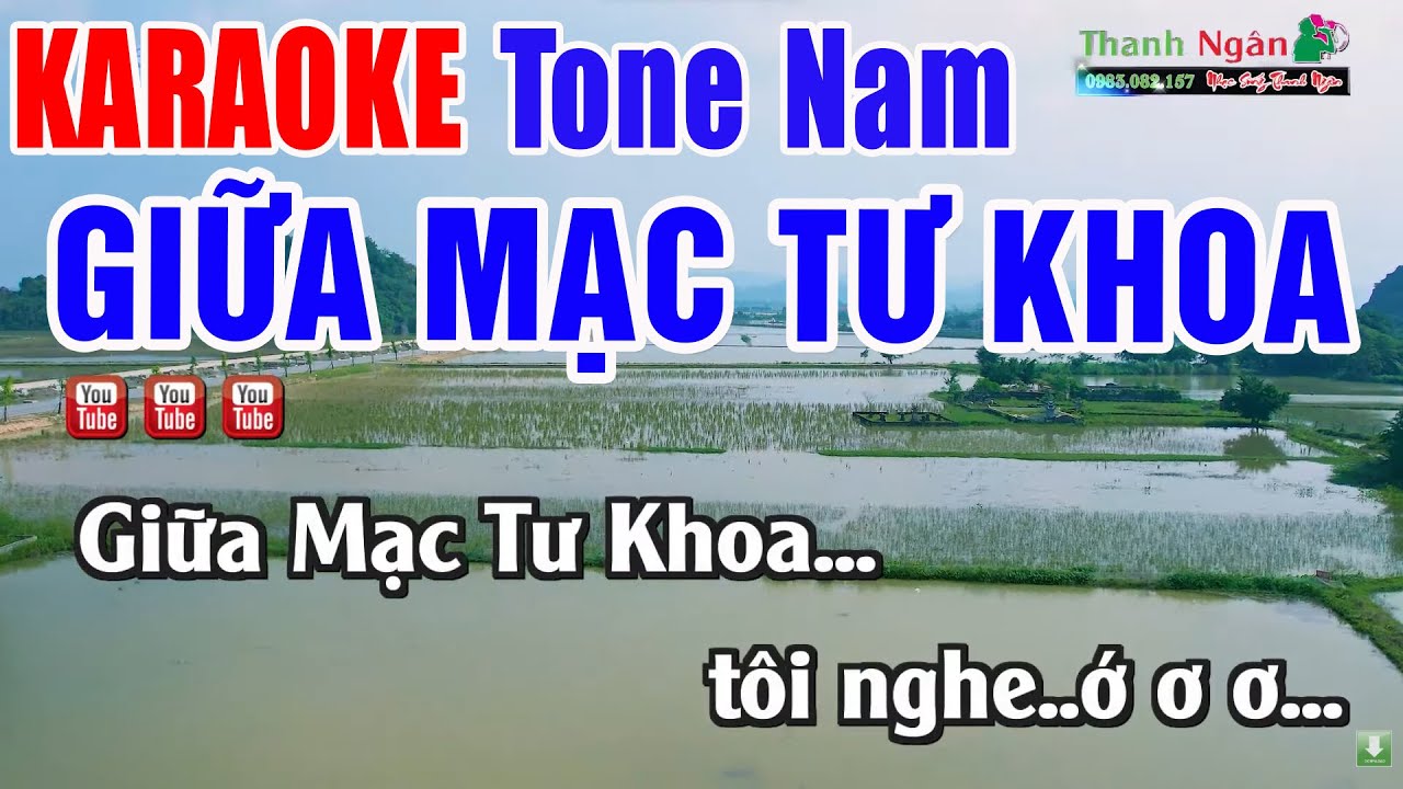 Giữa Mạc Tư Khoa Karaoke Tone Nam 2026 - Nhạc Sống Thanh Ngân