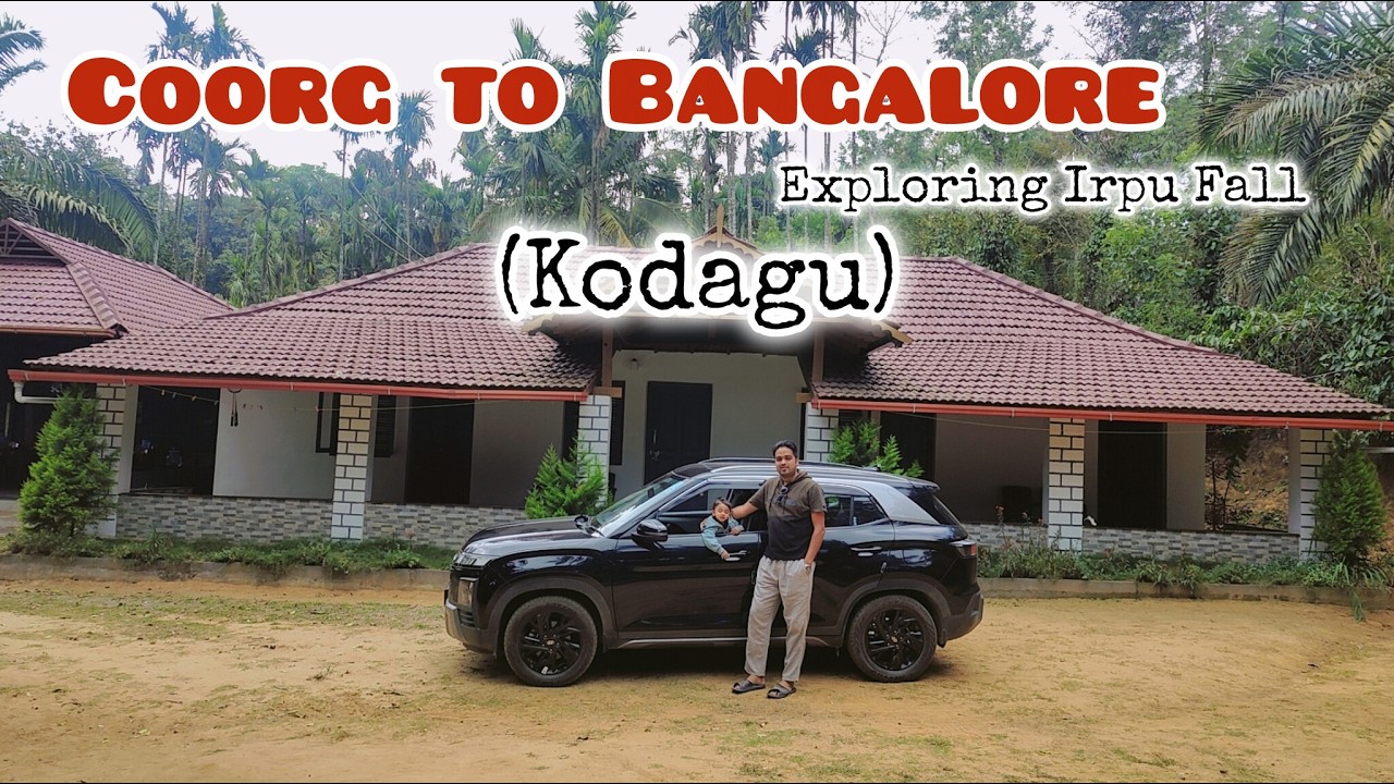 EP02: Coorg to Bangalore Road Trip| Exploring Irpu Falls & Best Lunch Stop Kantara Mysore Expressway
