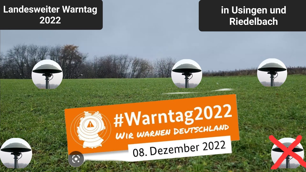 Sirenenprobe in Usingen und Riedelbach | #Warntag2022 | 08.12.22
