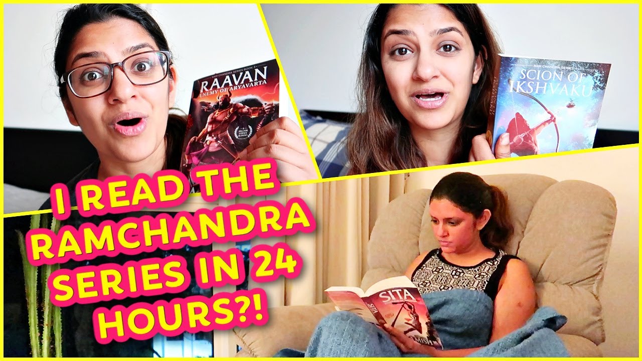 I Read The Ramchandra Series in 24 Hours?! | 24 Hour Readathon Vlog | Amish Tripathi Books
