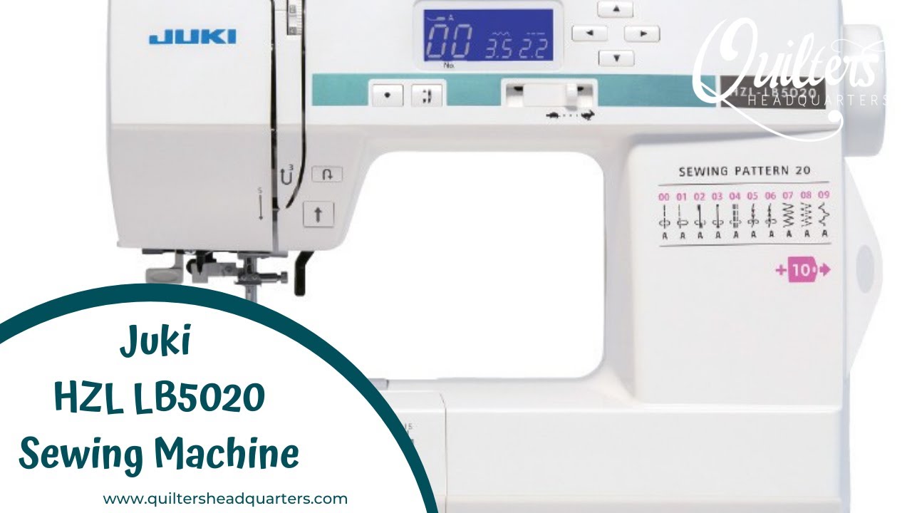 Juki HZL-LB5020 Sewing Machine- Quilters Headquarters - 605-334-1611