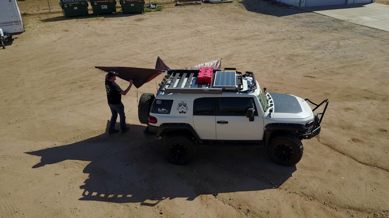 Deploying the ARQ 270 awning