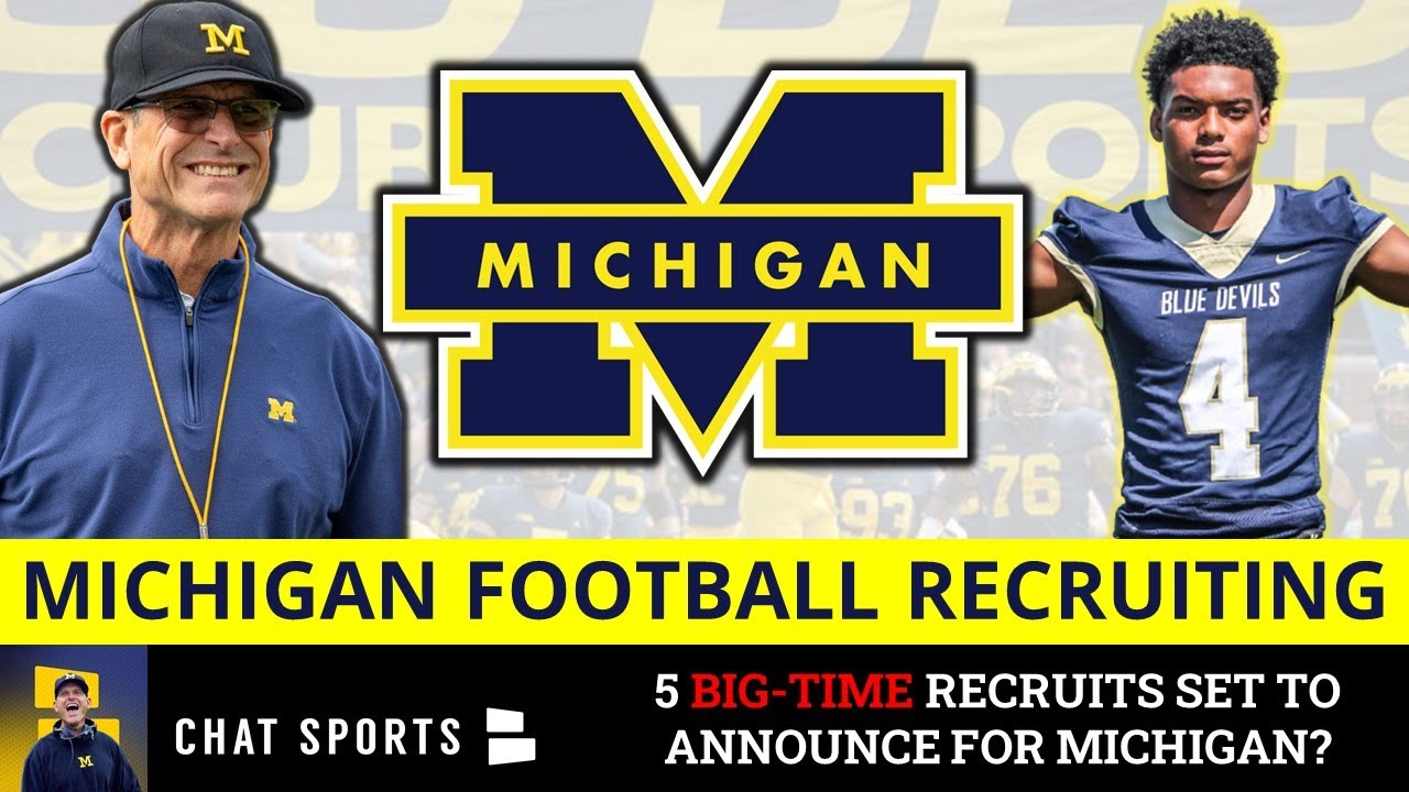 Michigan Football Signing Day Rumors - 5 BIG-TIME Commitments On Tap + Major Transfer Portal Buzz