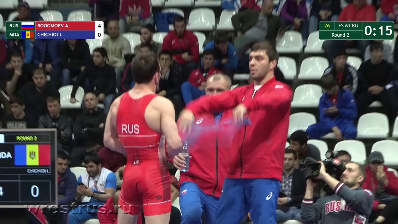 КЕН-2017. Вольн. 61 кг. Александр Богомоев (Россия) - Игорь Чичиой (Молдова)
