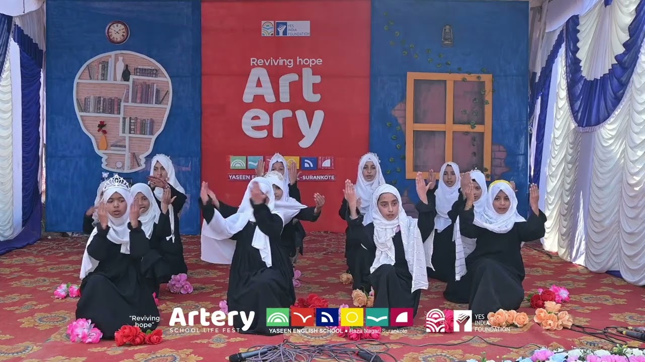 4th Girls Action Song | Artery 25 | Yaseen English School Surankote
