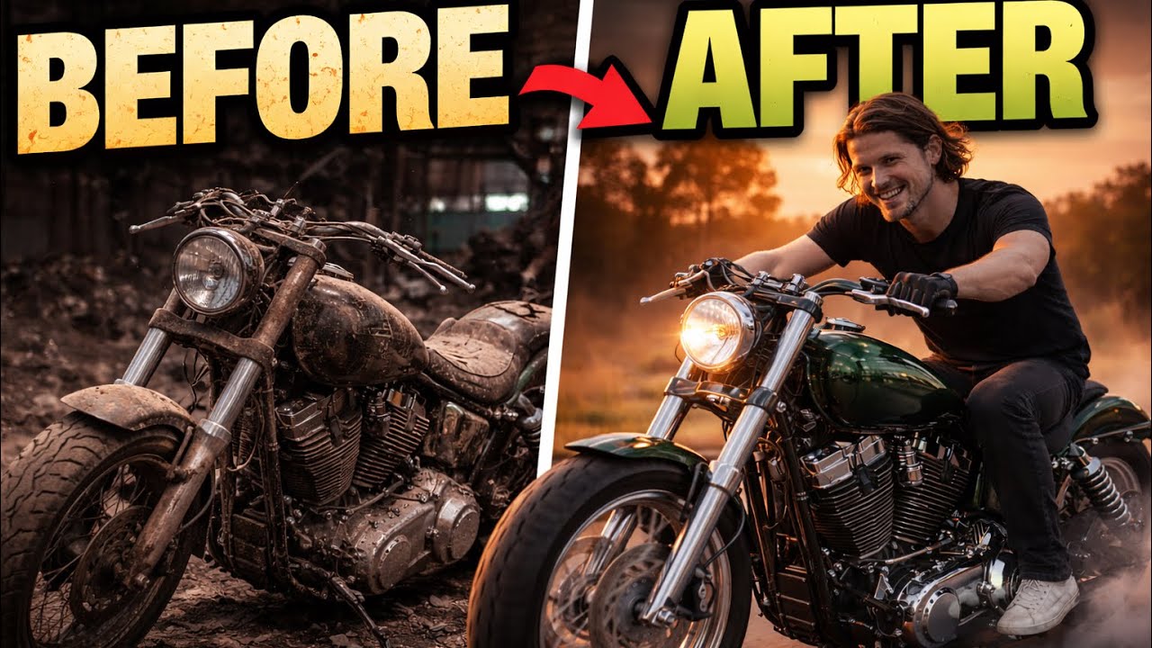 I Rebuilt a Dead Harley-Davidson… Hear It Roar Again!