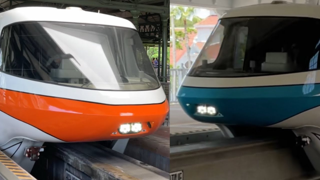 Railfanning the Monorail at Walt Disney World!