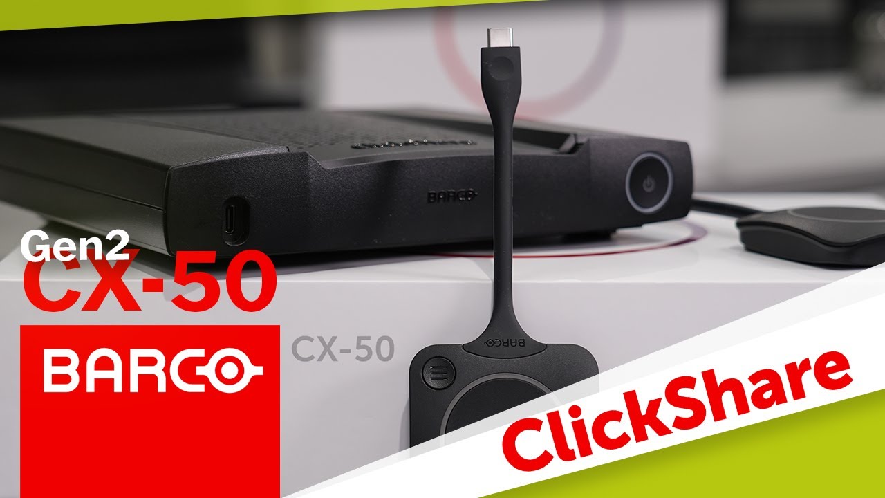 Das aktuelle Barco ClickShare CX50 Gen.2 in der Kurzvorstellung