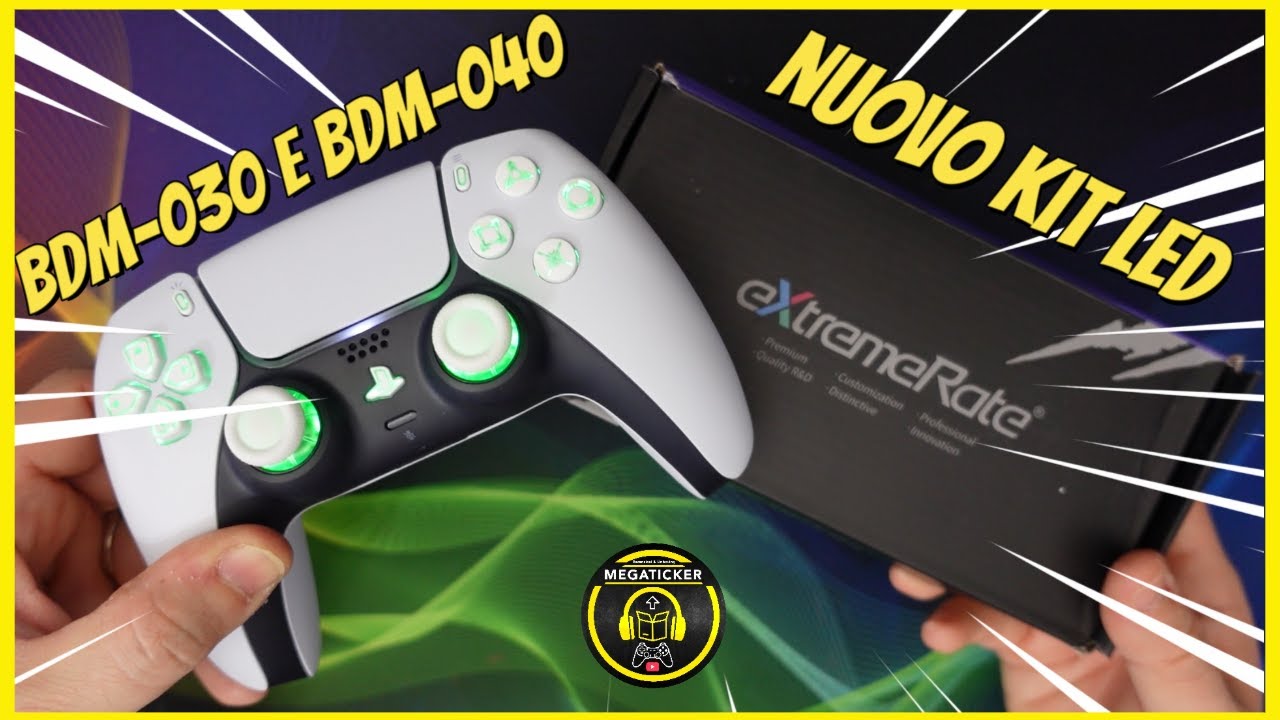 LED eXtremeRate PS5 DualSense BDM-030 e BDM-040 : Tutorial di Montaggio - Nuovo Anno 2024 [ ITA ]