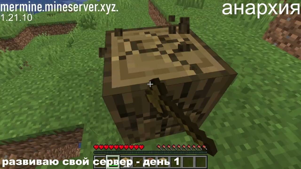 ДЕНЬ 1 - РАЗВИВАЮ СВОЙ СЕРВЕР С АНАРХИЕЙ В МАЙКРАФТ 2B2T