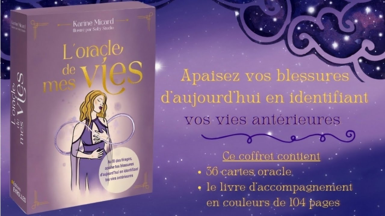⭐️ L'oracle de mes vies apaise tes blessures d'aujourd'hui en identifiant tes vies antérieures ⭐️
