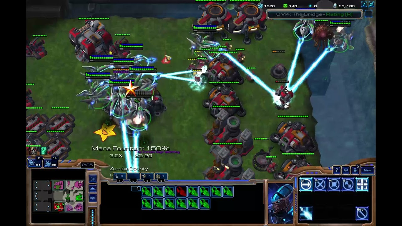 Rushing the enemy with mass Voidrays! | Starcraft 2 Arcade | Moar Zombies Mod