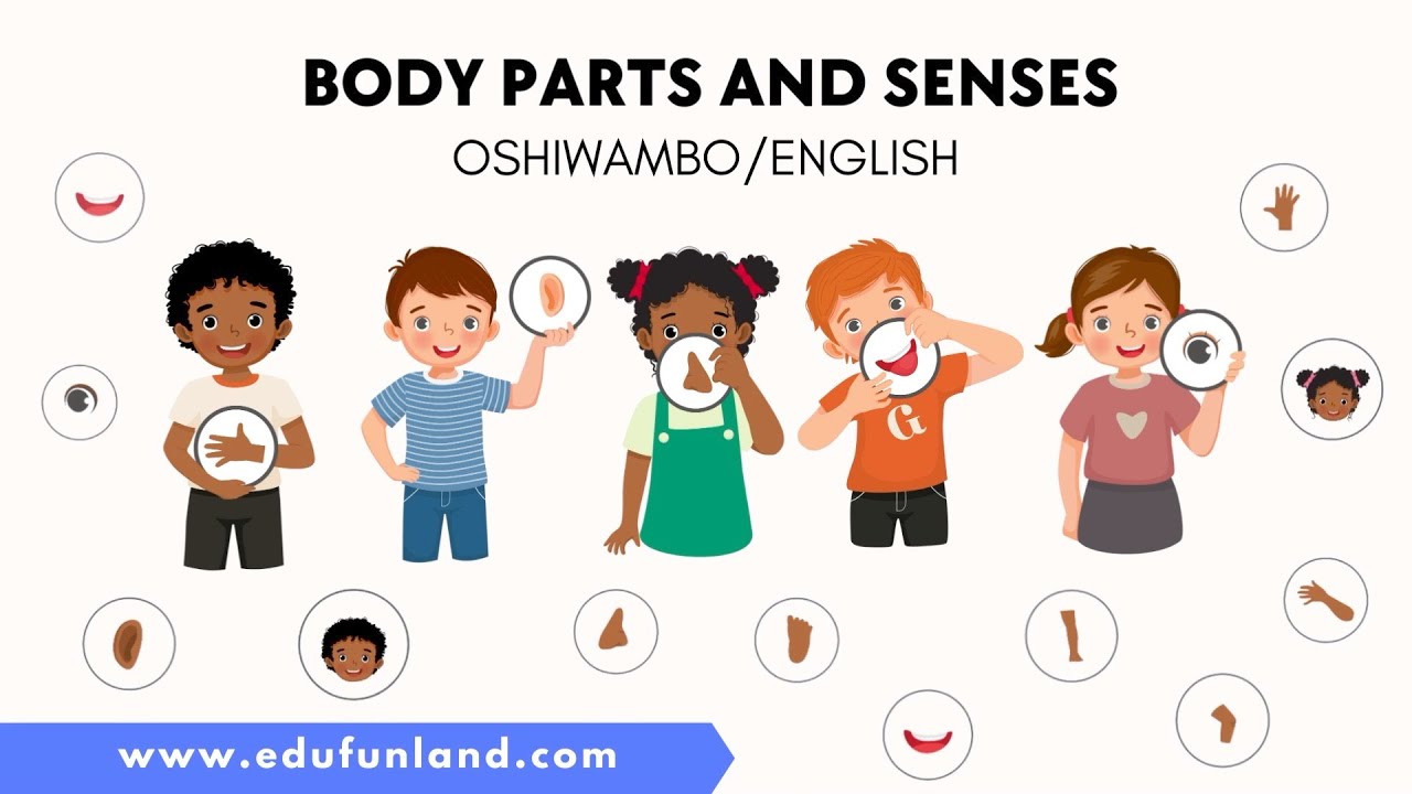 LEARN OSHIWAMBO | Body Parts and Senses | NAMIBIA