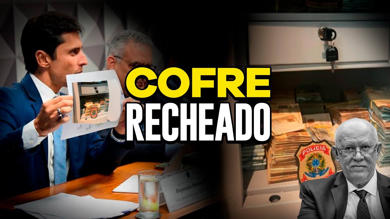 COFRE RECHEADO! Duarte Jr. MOSTRA FOTO de cofre apreendido com dinheiro de aposentados.