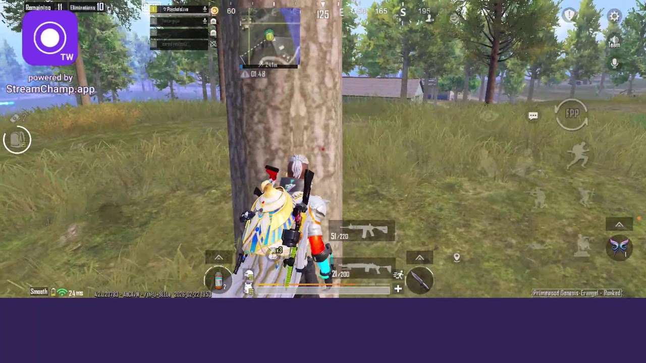 Broadcast powered by StreamChamp