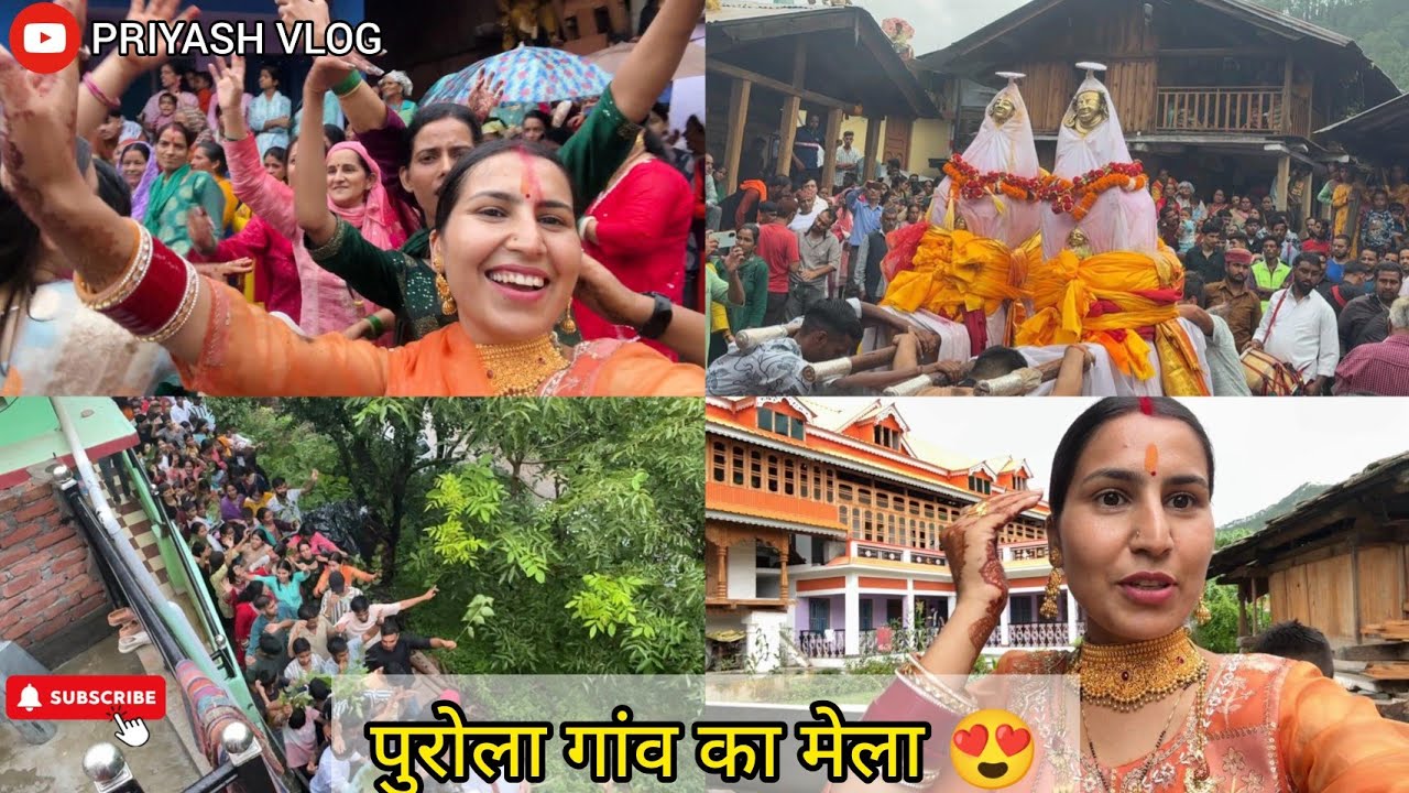 पुरोला गांव की जातर ( मेला ) 2024😍 || Odaru Jakhandi Devta Mela || Purola Uttarkashi Uttarakhand ||