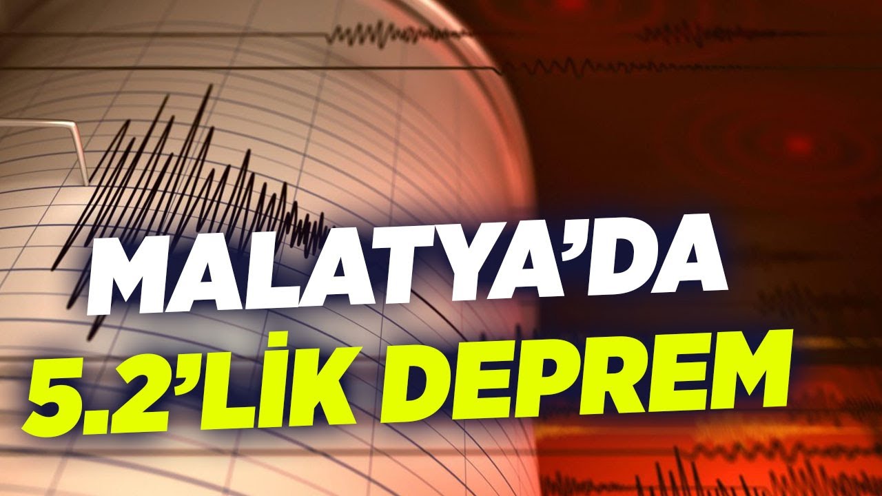 Malatya'da 5.2'lik Deprem | KRT Haber