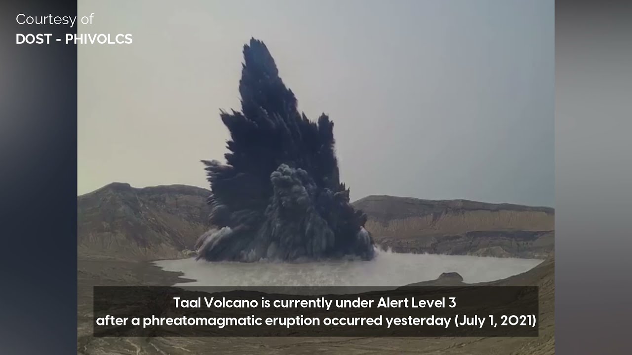 Taal Volcano Remains Active at Alert Level 3 | OpinYon