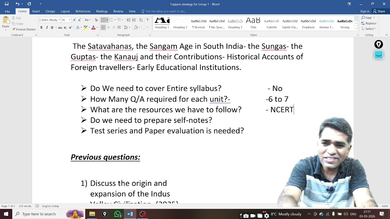 Toppers strategy on Indian History for Group 1 mains APPSC-2026