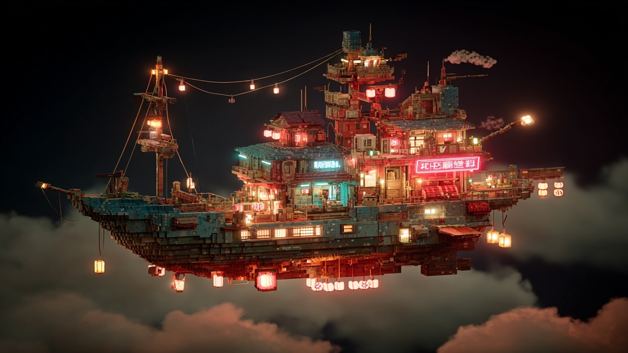 Night Voyage 🏮 Lofi Hip Hop Radio - Beats to Study/Code/Relax [12 Hours]