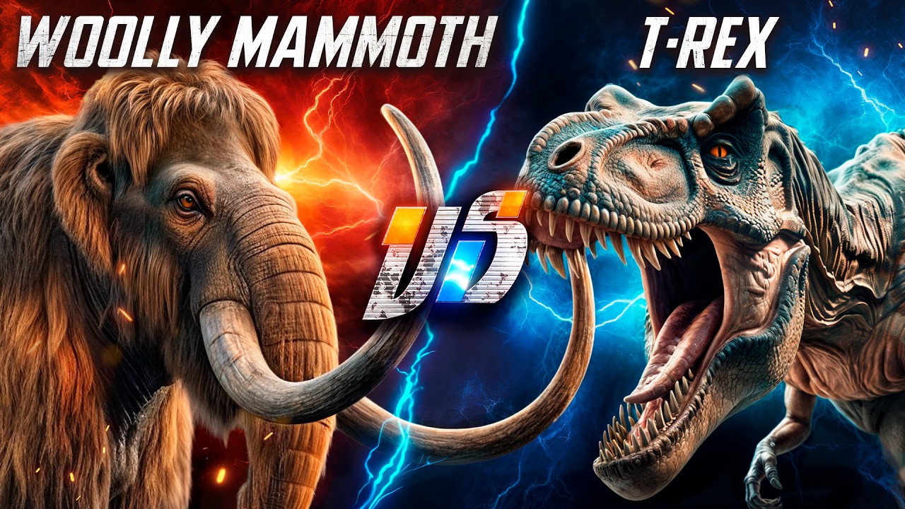 Woolly Mammoth VS T Rex