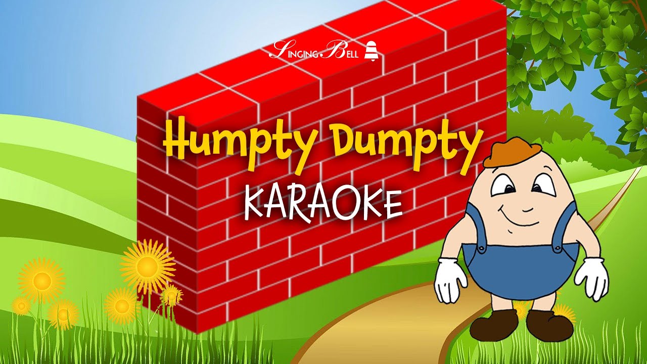 Humpty Dumpty | Karaoke with Lyrics for kids