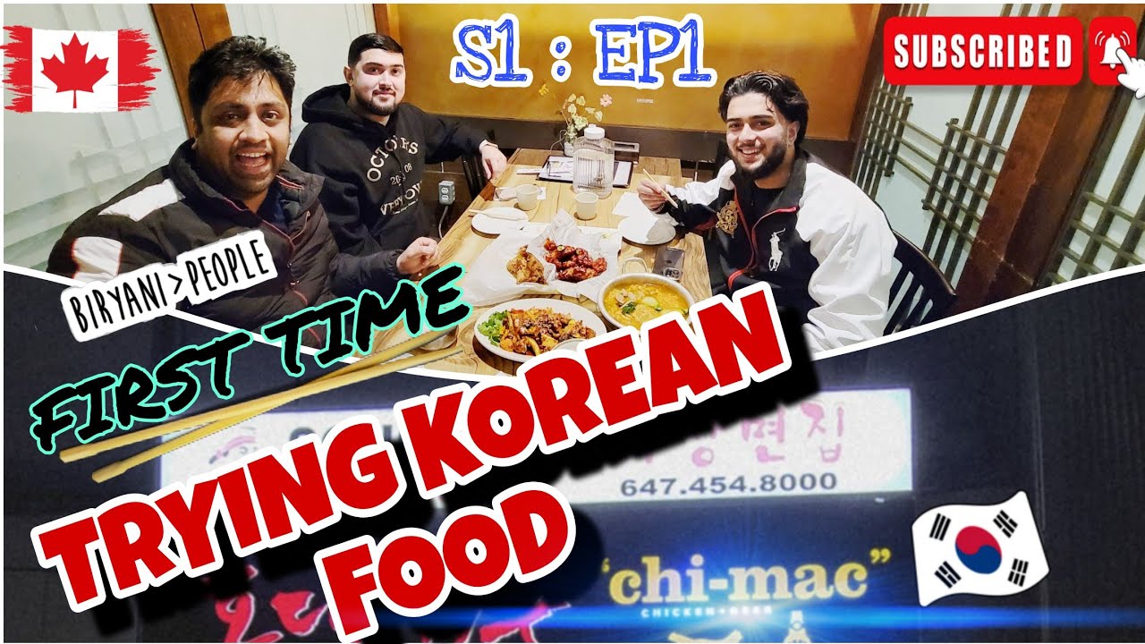 Desi Tries KOREAN Food for the First Time – A Flavorful Adventure! | HALAL KOREAN Restaurant 🇨🇦🇰🇷😋