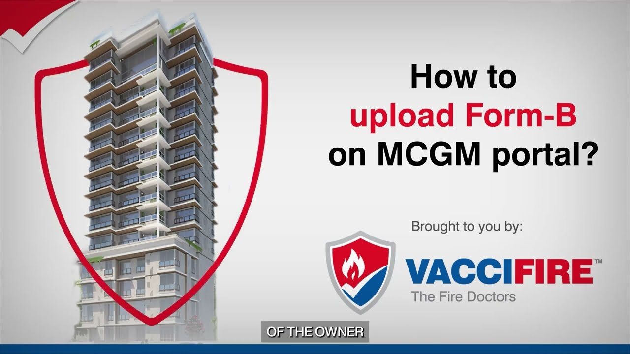Easy Guide to submit Fire Audit Form B on MCGM (BMC) Portal.