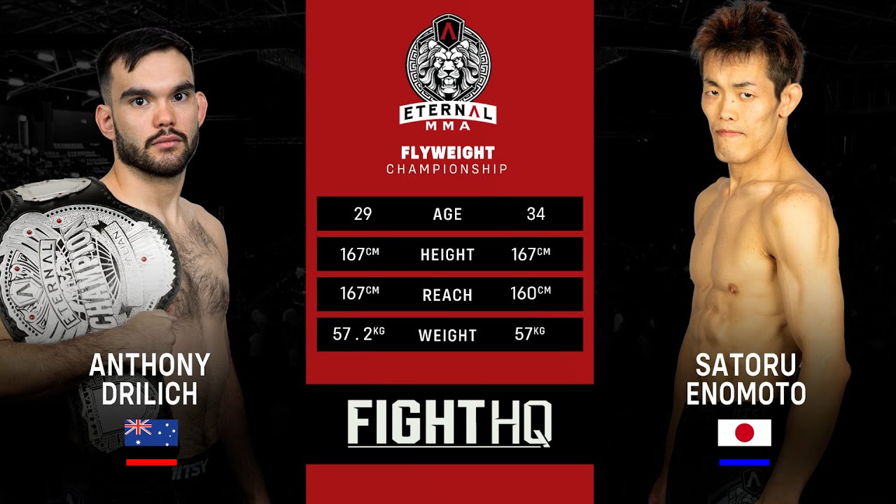 Eternal MMA 83 - Anthony Drilich VS Satoru Enomoto - MMA Fight Video