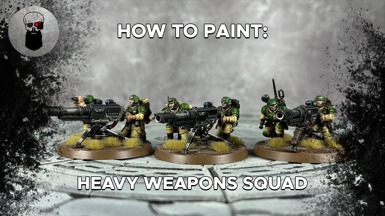 Contrast+ How to Paint: New Heavy Weapons Squad
