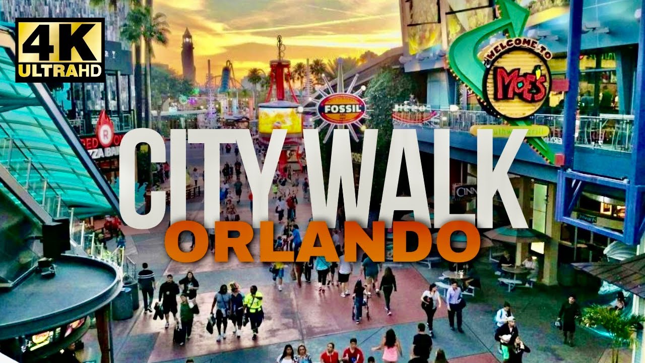 Exploring Universal City Walk Orlando Florida [4K] 🇺🇸