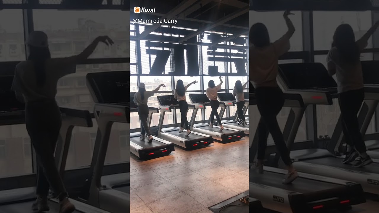 d&agrave;n nữ gymer quẩy tung trung t&acirc;m gym