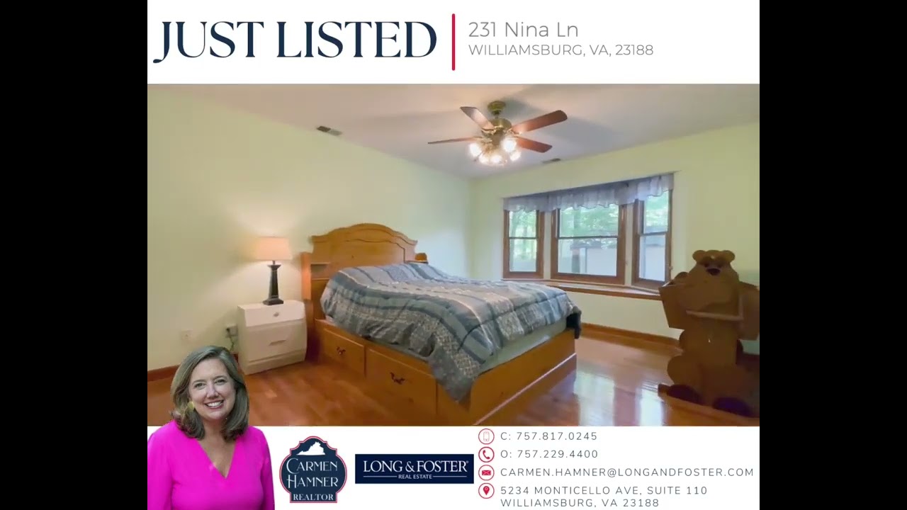 231 Nina Ln in Williamsburg, VA One Floor Living at its best!
