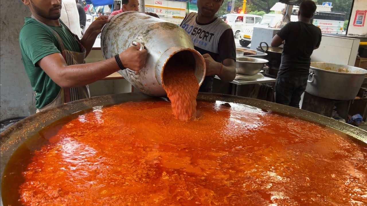 150kg Chicken Changezi Making at Delhi Karol Bagh | Indian Street Food