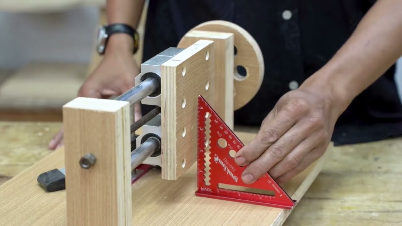Genius DIY Woodworking Tools! Table Saw Build, Chisel Sharpening Jig & Sliding Miter Saw