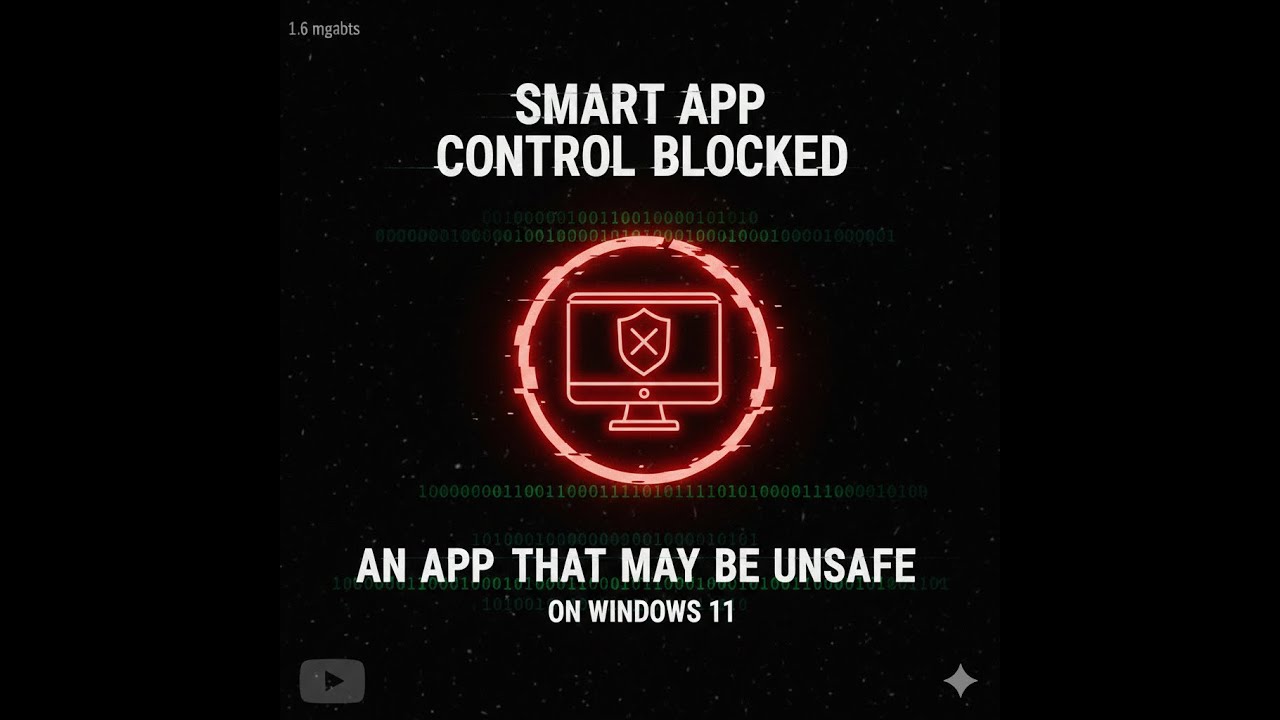 Функция Smart App Control заблокировала приложение, которое могло быть небезопасным в Windows 11:...