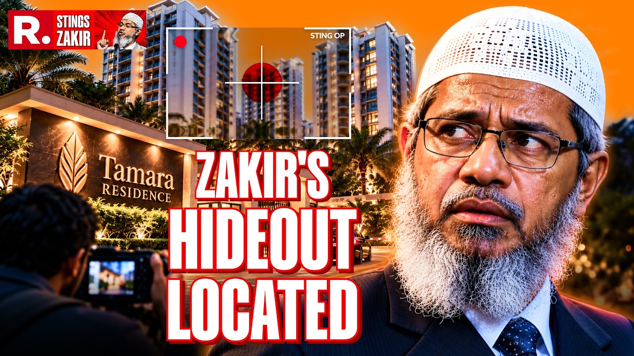 Republic Stings Zakir Naik: Inside His Malaysian Hideout | 500M From Police HQ, 2KM From PM&rsquo;s Office