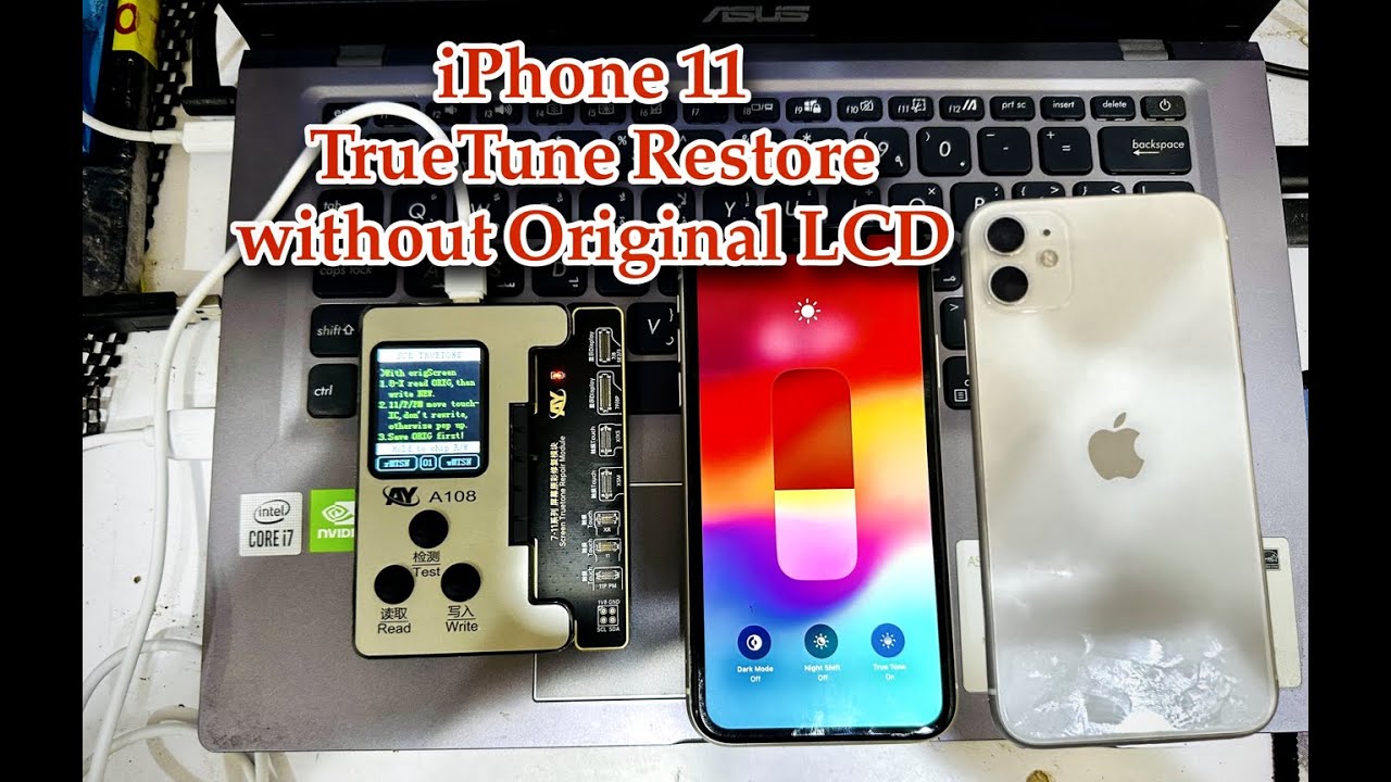 AY A108 Repair Any iPhone (X To 15 Pro Max) TrueTone Restore Without Original Display 2024 Easy Way