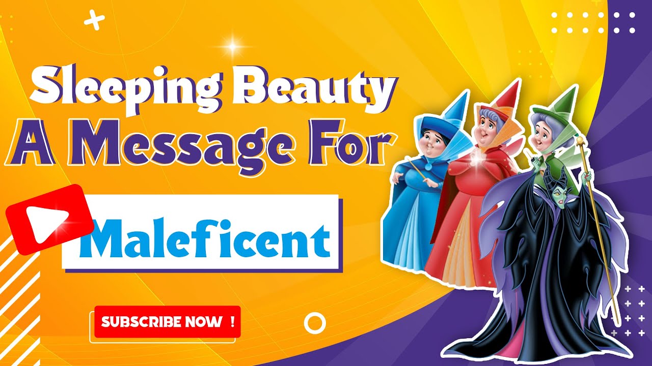 DISNEY-SLEEPING BEAUTY-A MESSAGE FOR MALEFICENT | Storytime| Bedtime English stories read aloud book