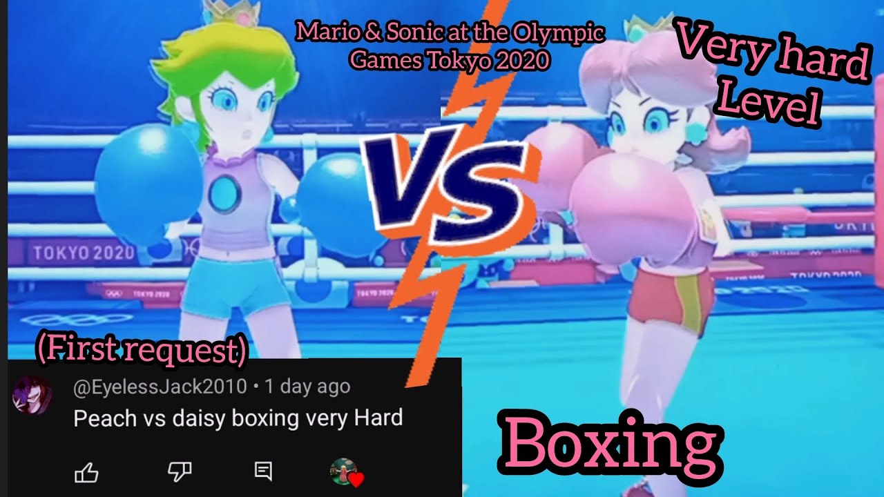 Peach vs Daisy| Mario & Sonic at the Olympic Games Tokyo 2020| Boxing (Very Hard Level)