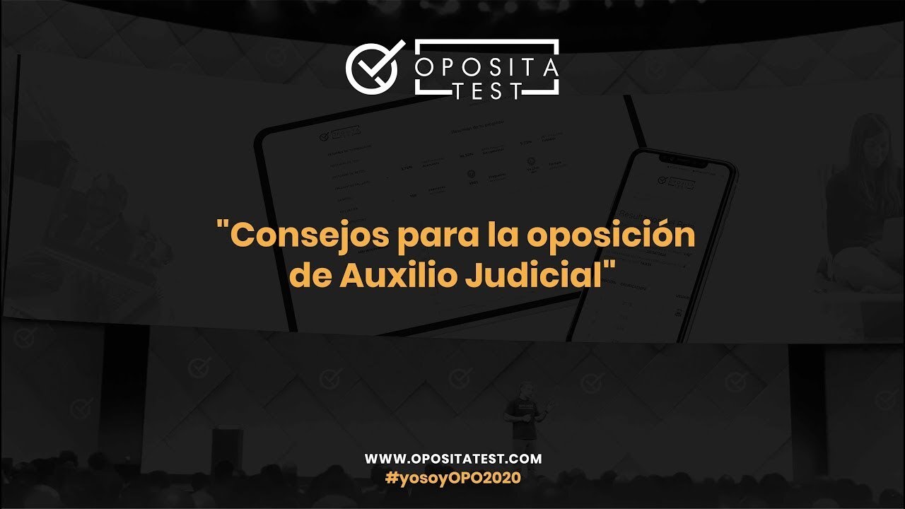 Consejos para la oposición de Auxilio Judicial | #yosoyOPO2020 🎬