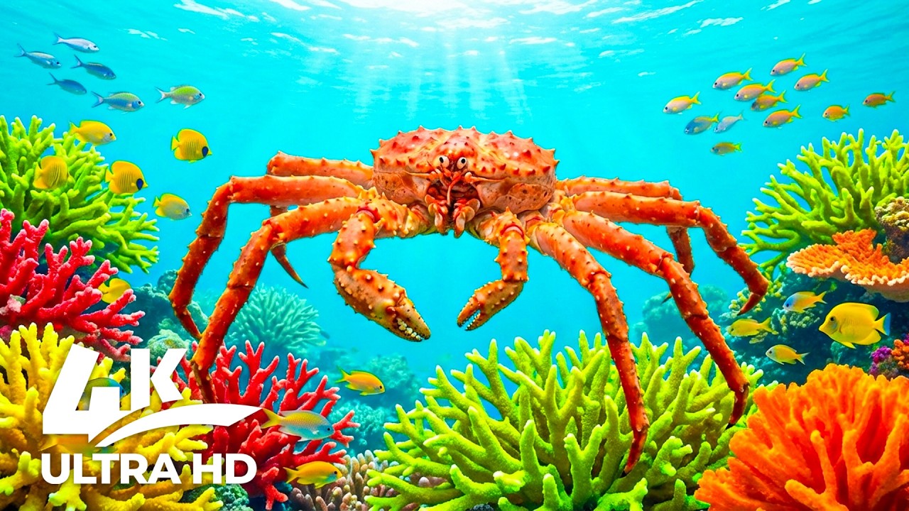Underwater Wonders 4K &ndash; Explore a Peaceful Aquarium Filled with Marine Life