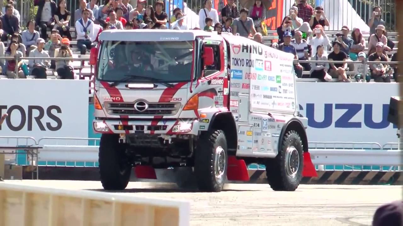 Racing truck video of HINO 500