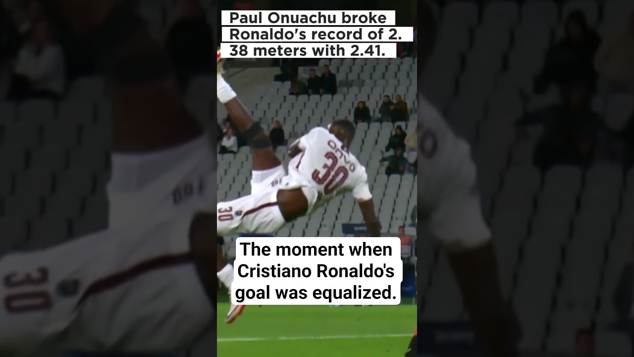 The moment that record was broken. #paul #cristianoronaldo #onuachu #trabzonspor
