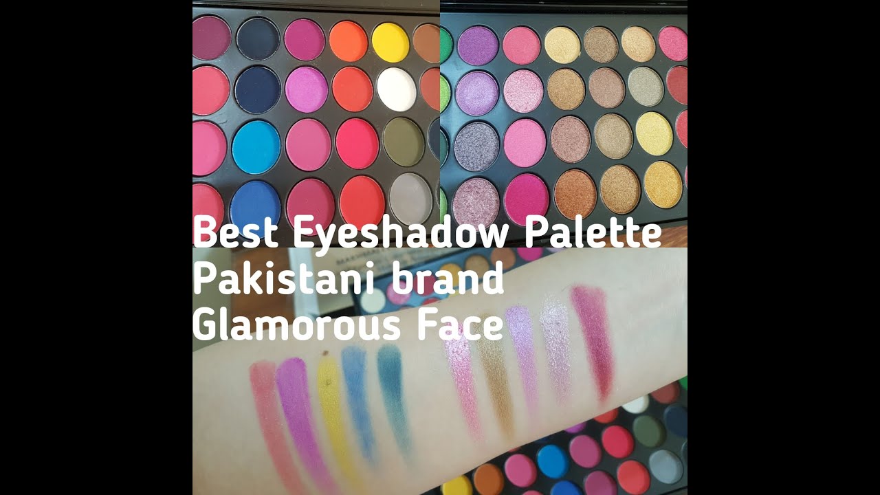 Glamorous Face Eyeshadow Palette / Review and Swatches Most Affordable Palette