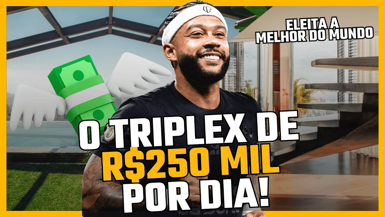 ONDE MORA MEMPHIS DEPAY em SÃO PAULO - Eleita a melhor suíte do mundo e com valor ASTRONÔMICO 💸