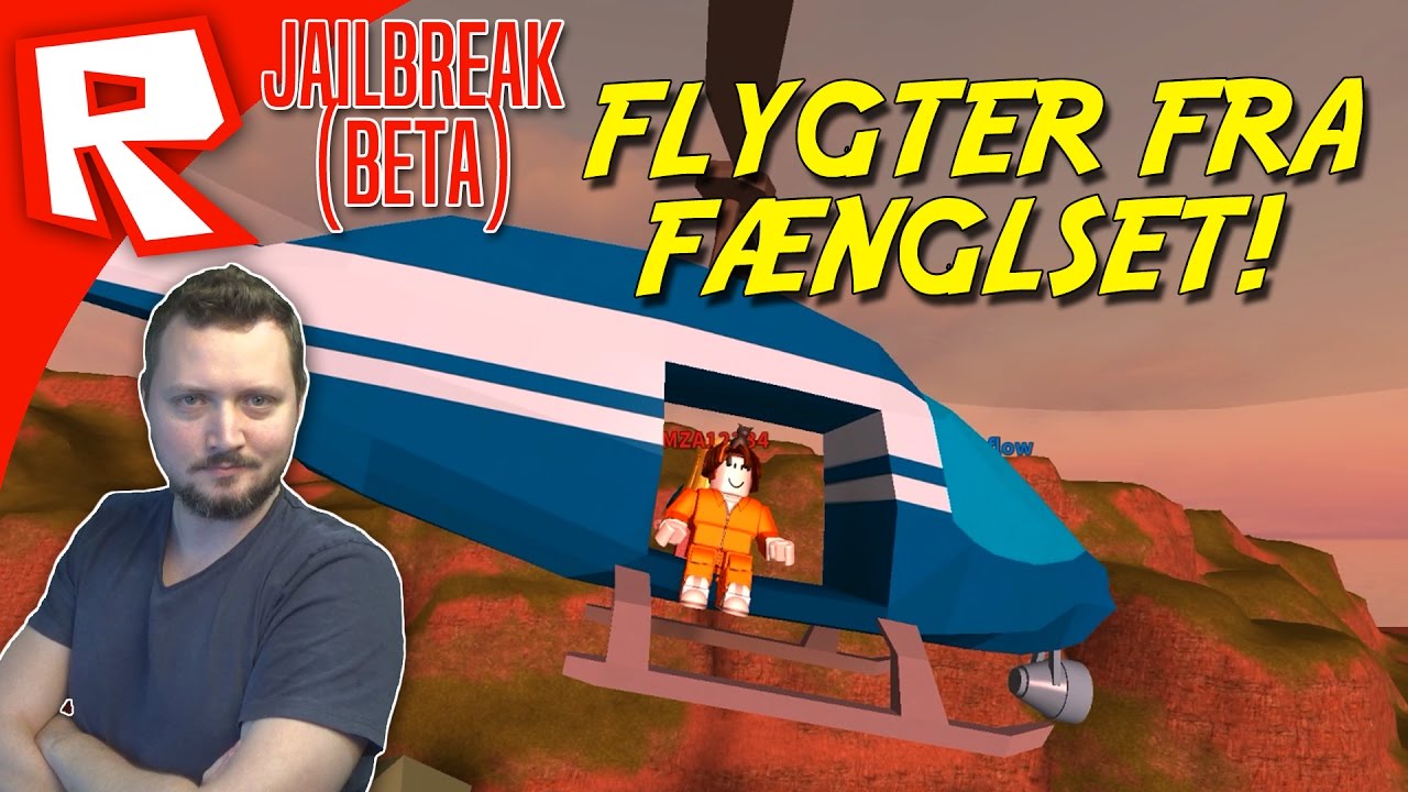 FLYGTER FRA FÆNGSLET! - Roblox Jailbreak Dansk Ep 1