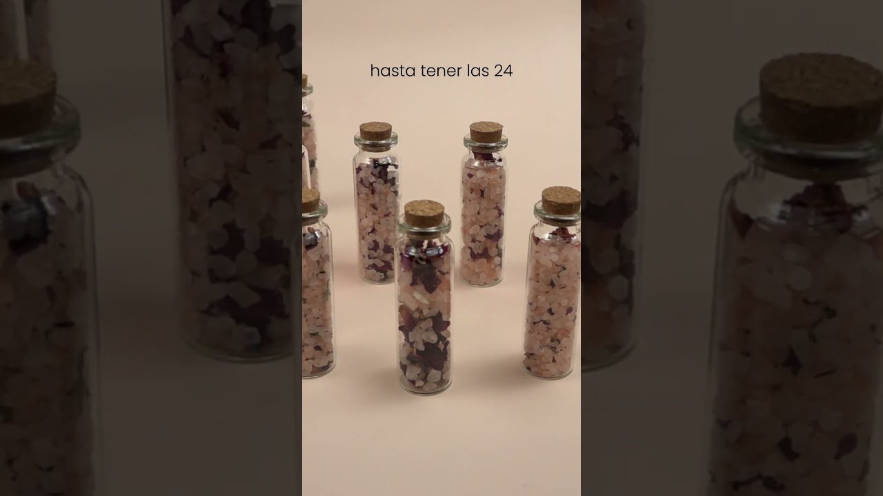 🌹✨ Kit DIY para hacer sales de baño como detalles de boda 💍🎁
